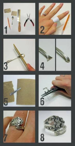 Anillos Con Cubiertos