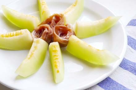 Mel�n con Jam�n